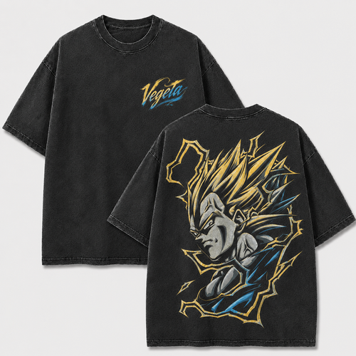 Golden-Haired Energy Prince Vintage Washed Graphic Tee