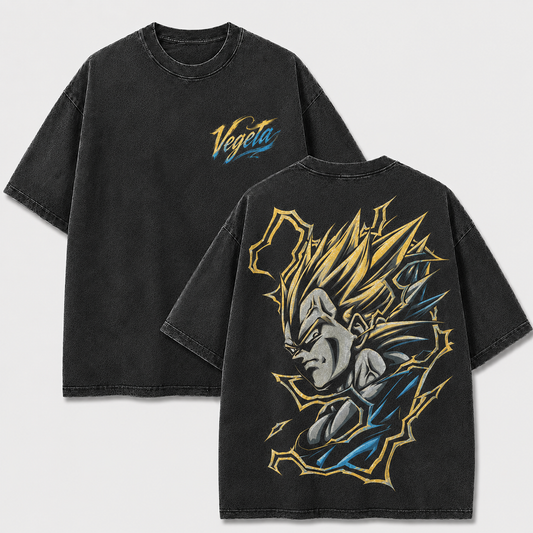Golden-Haired Energy Prince Vintage Washed Graphic Tee