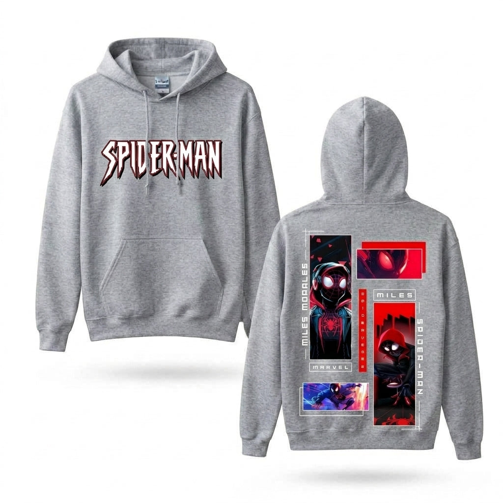 Urban Web Hero Collage Front & Back Graphic Hoodie