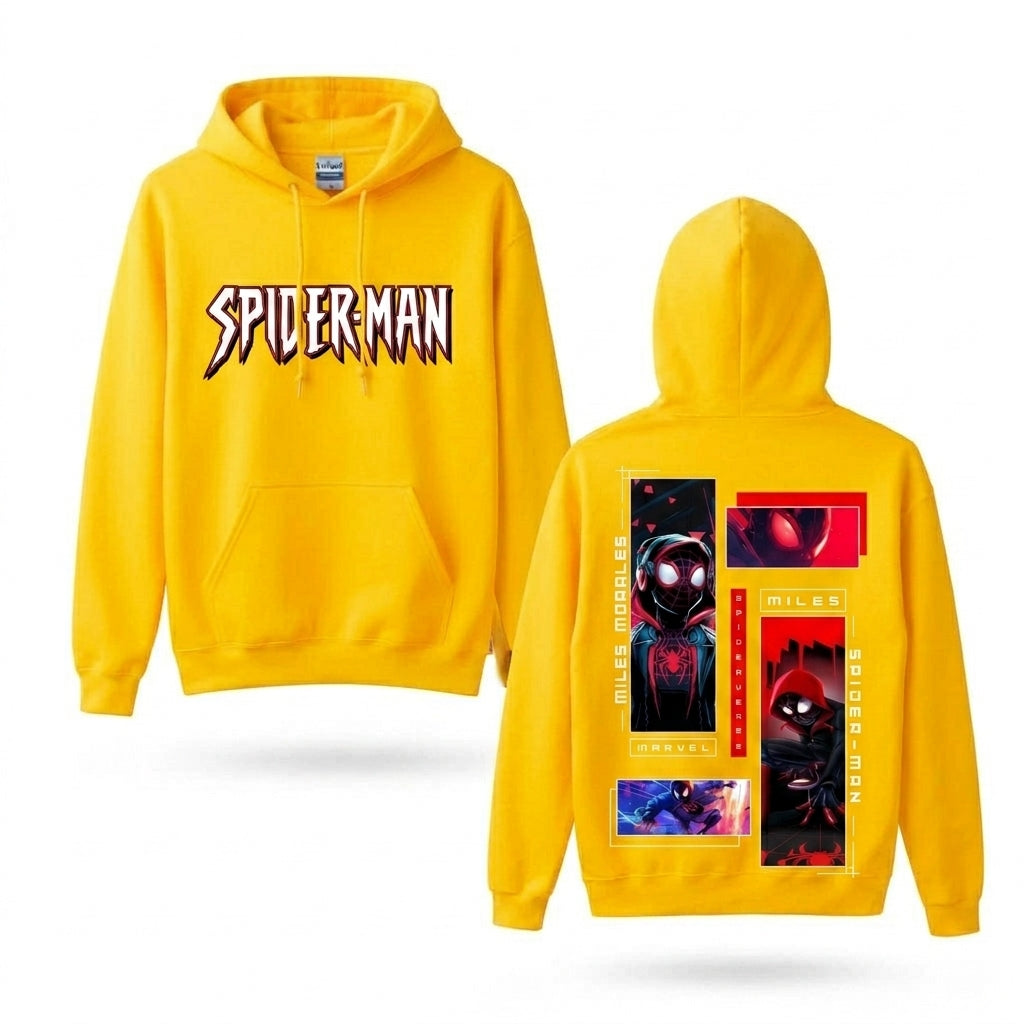 Urban Web Hero Collage Front & Back Graphic Hoodie