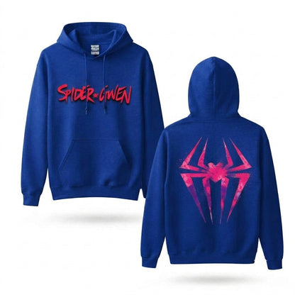 Pink Web Hero Symbol Front & Back Graphic Hoodie
