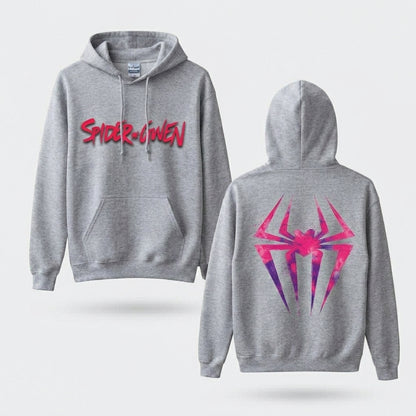 Pink Web Hero Symbol Front & Back Graphic Hoodie