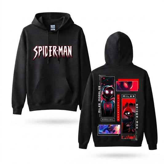 Urban Web Hero Collage Front & Back Graphic Hoodie