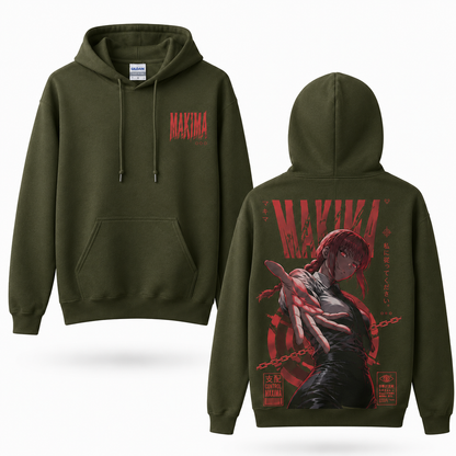 Graphic Print Pullover Hoodie – Streetwear Dark Fantasy Design