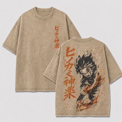 Thunder Blade Swordsman Vintage Washed Graphic Tee