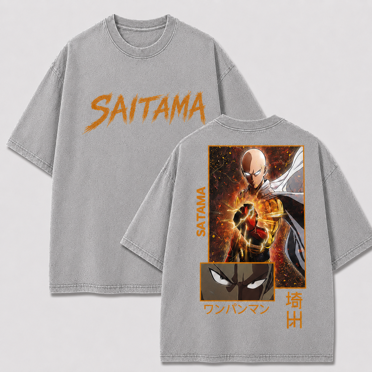Oversized Streetwear Graphic Tee – Energy Charge Framed Portrait Print