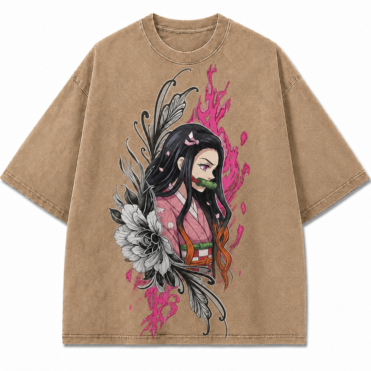 Floral Magenta Flame Muse Graphic Tee