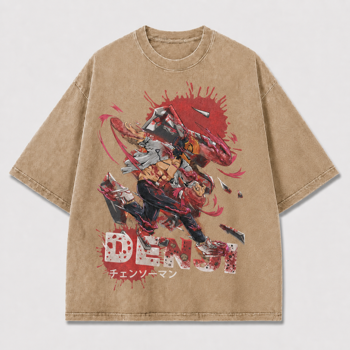 Dynamic and Action Graphic Featuring a Oversized Graphic Tee