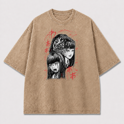 Dark Twin Portrait Graphic Tee