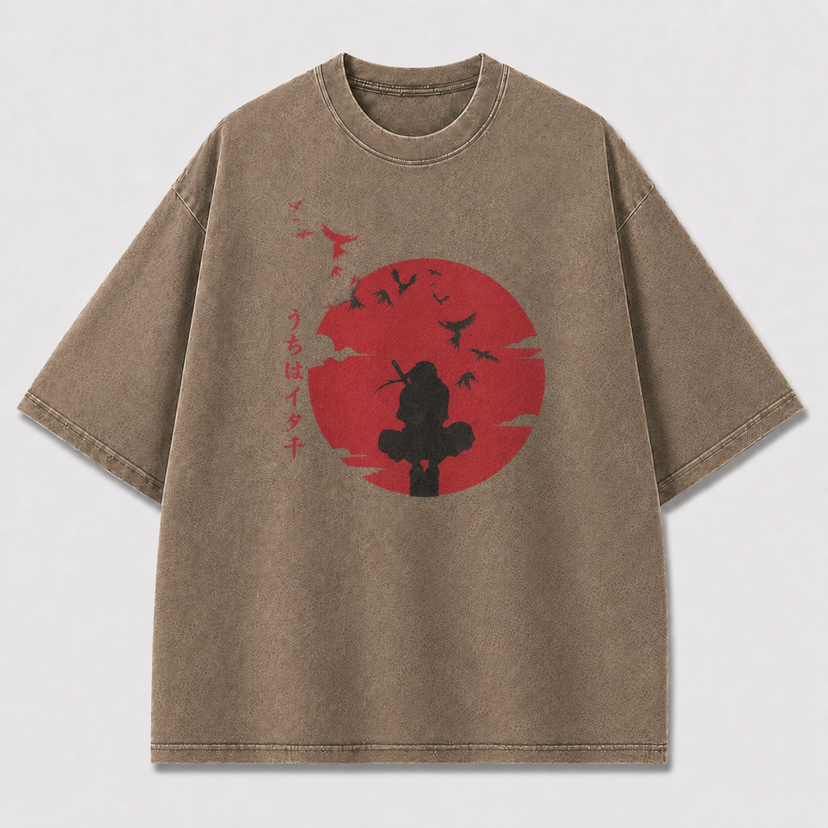 Crimson Moon Ninja Graphic Tee