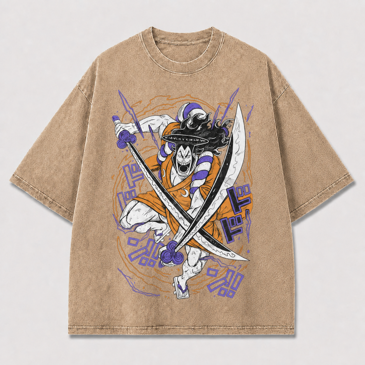 Stylized Skeletal Swordsman Tee