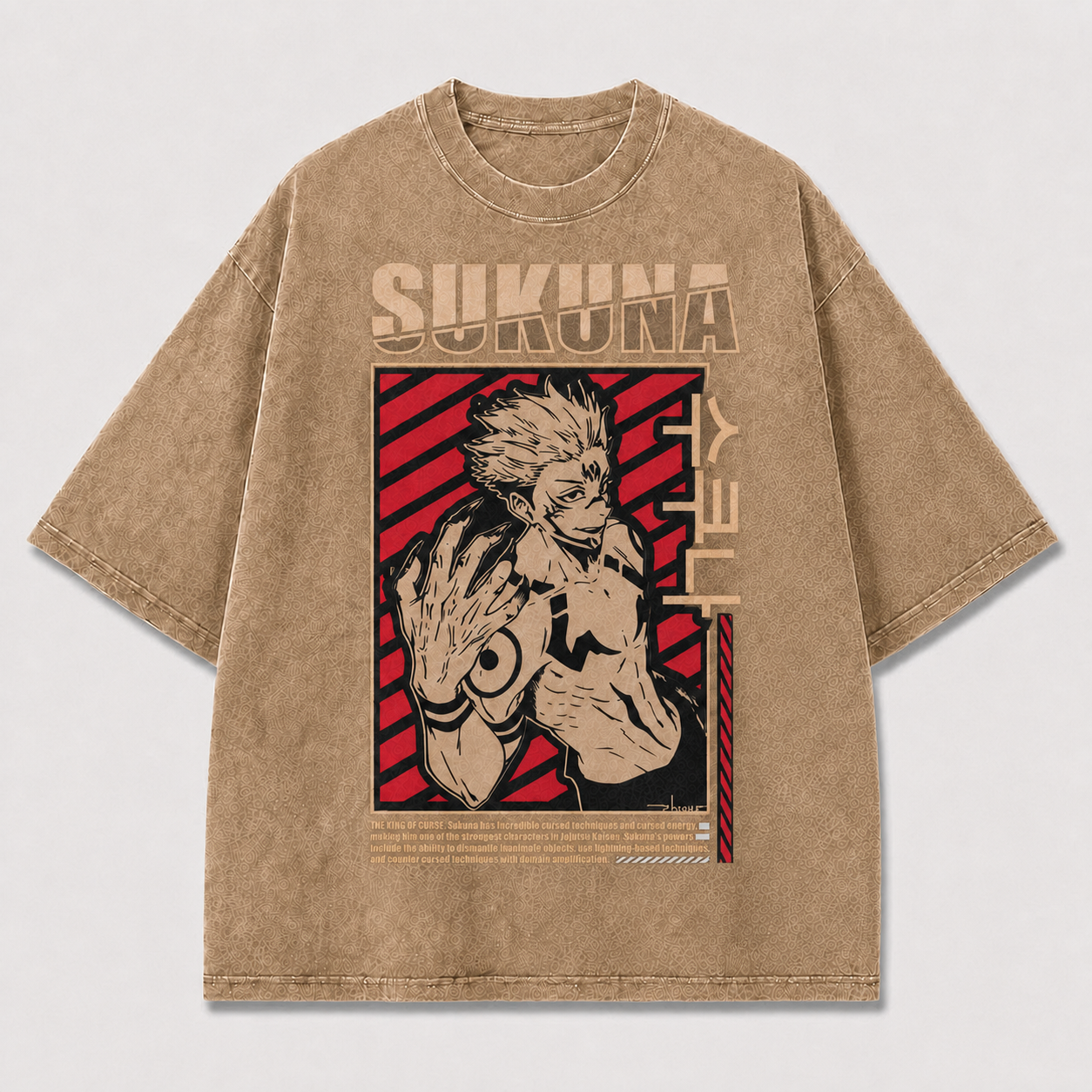 Tattooed Demon King Portrait Tee