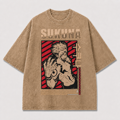 Tattooed Demon King Portrait Tee