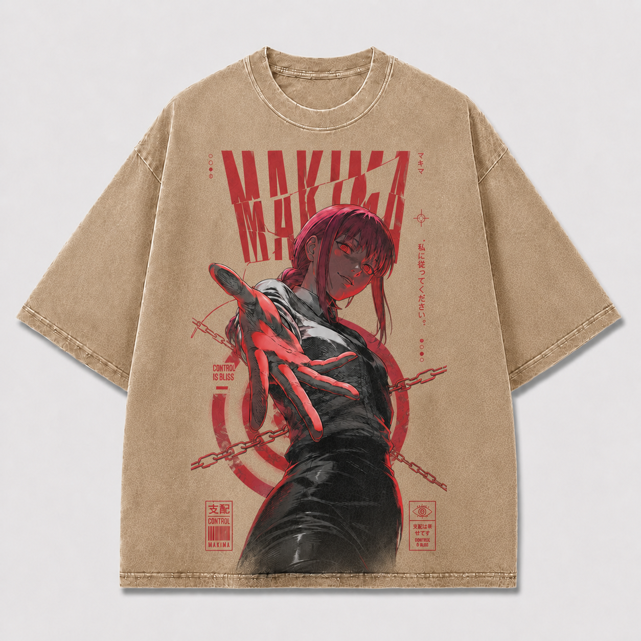 Crimson Supernatural Figure Tee