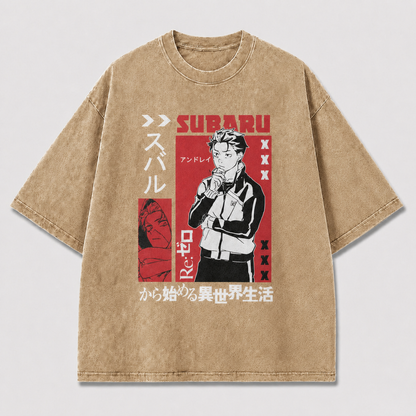 Red-and-black Academy Character Tee