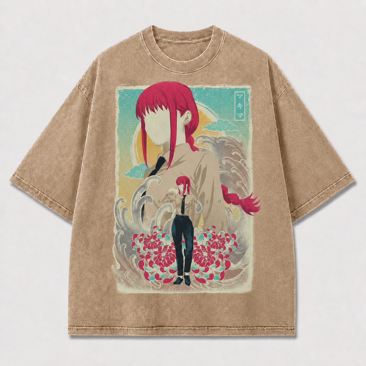 Minimal Red-haired Heroine Tee