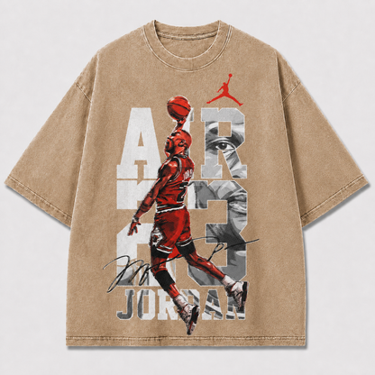 Airborne Basketball Legend Graphic Tee