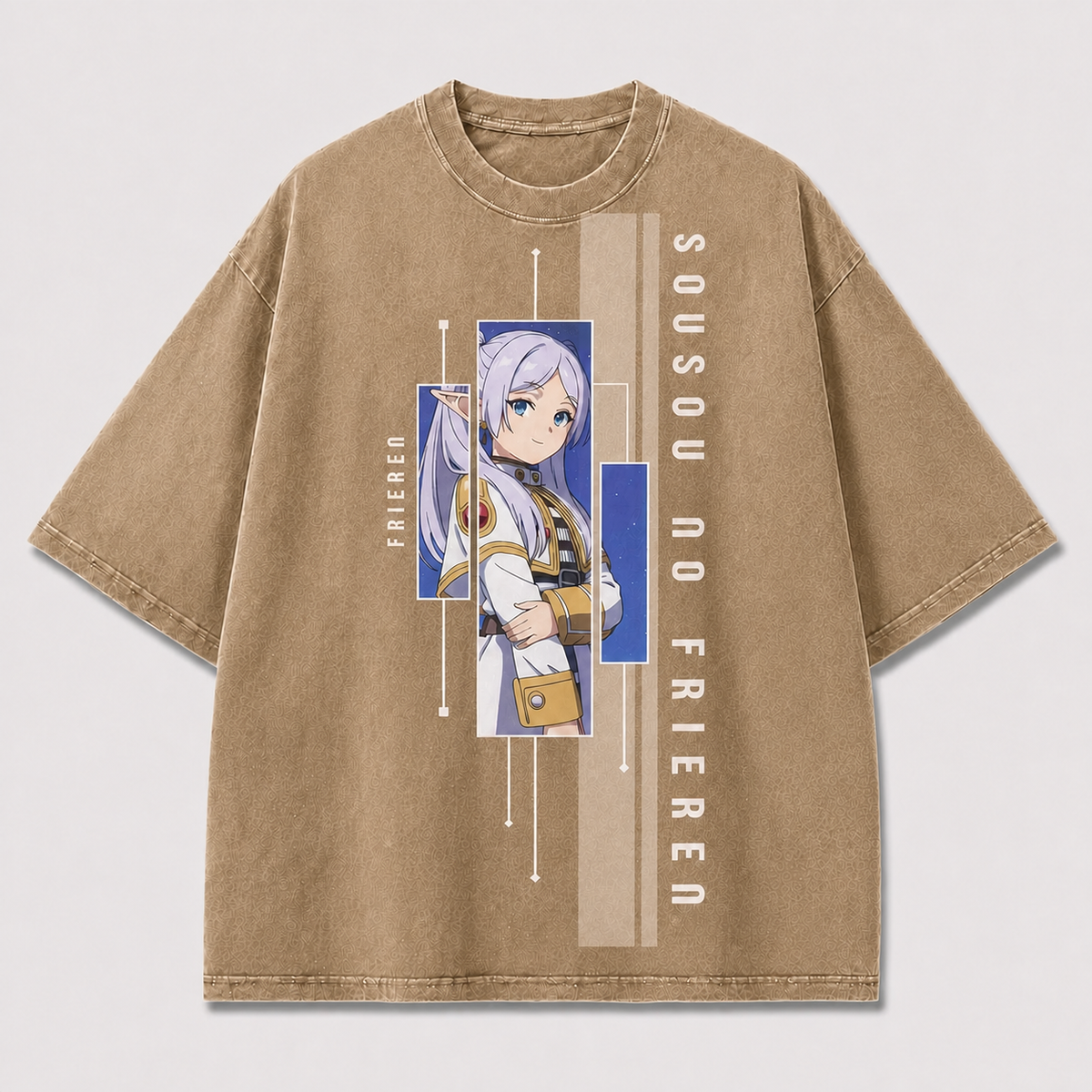 Minimal Fantasy Elf Portrait Tee