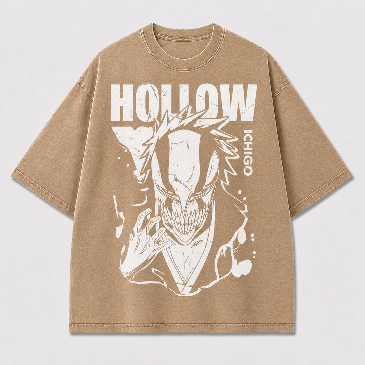 Hollow Mask Monochrome Graphic Tee