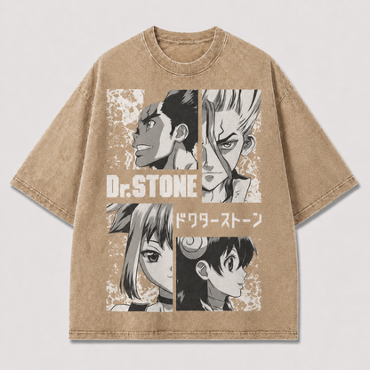 Science Adventure Manga Collage Tee