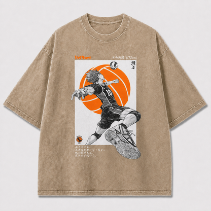 Rising Volleyball Ace Graphic Tee
