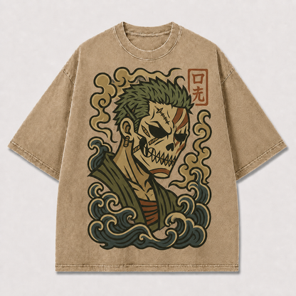 Retro Swordsman Illustration Tee