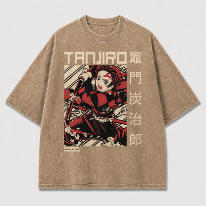 Bold and Action Graphic Featuring an Energetic Oversized Graphic Tee