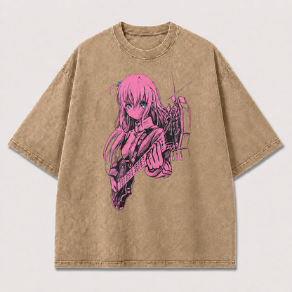 Pink Guitar Muse Graphic Tee