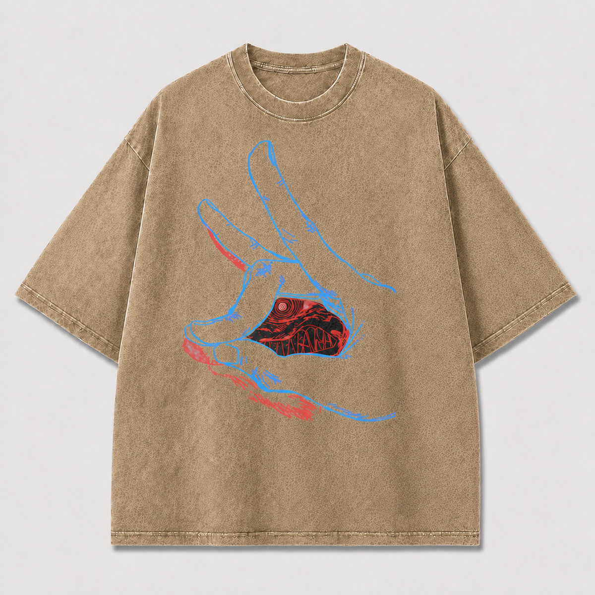 Neon Gesture Graphic Tee
