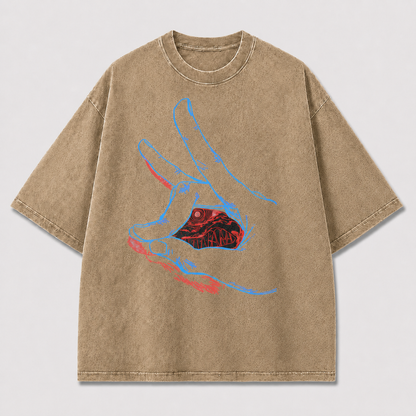 Neon Gesture Graphic Tee