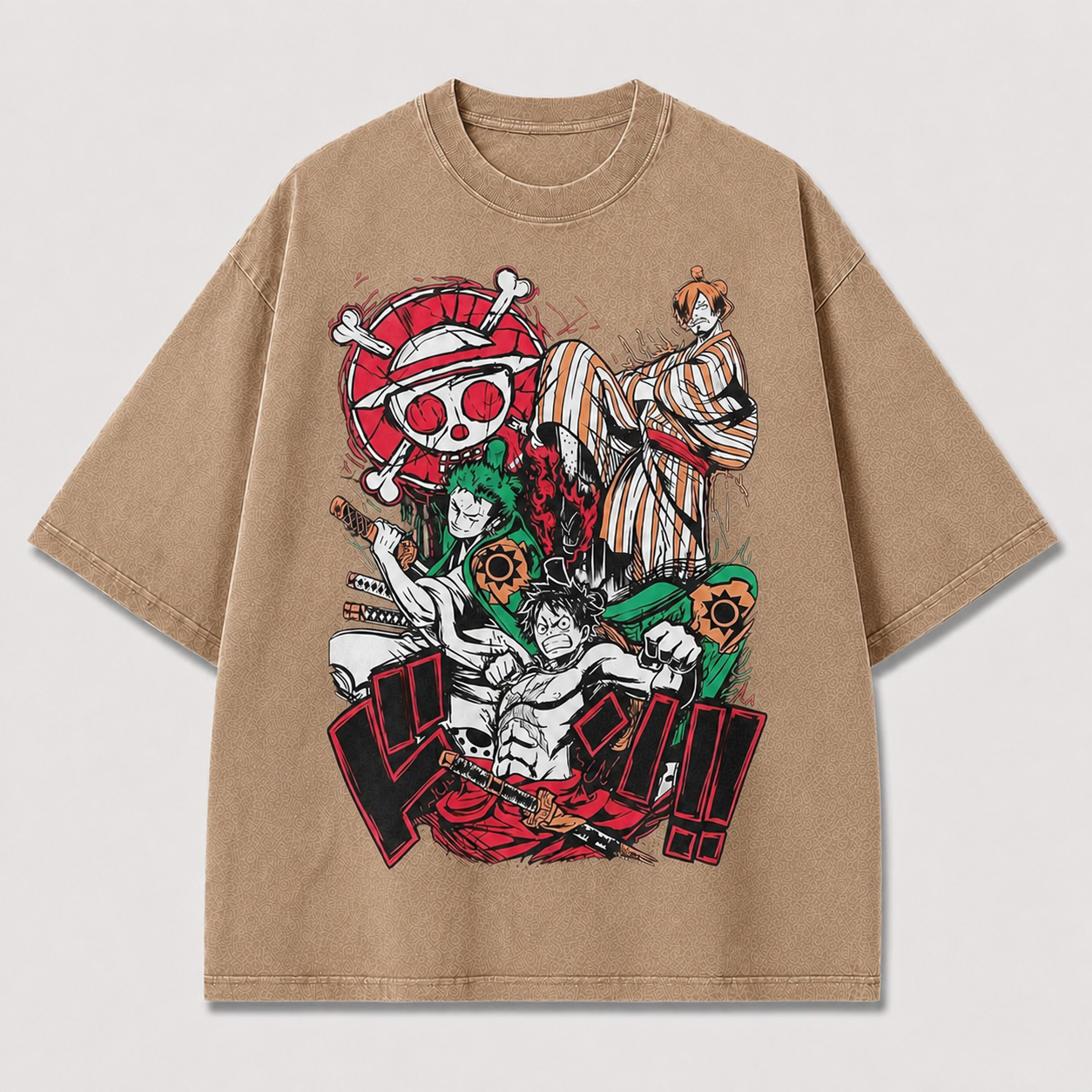 Colorful Pirate Crew Collage Tee