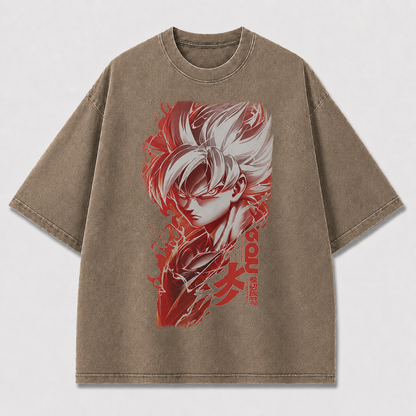 Red Energy Warrior Graphic Tee