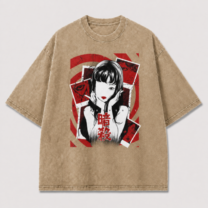 Crimson Portrait Graphic Tee