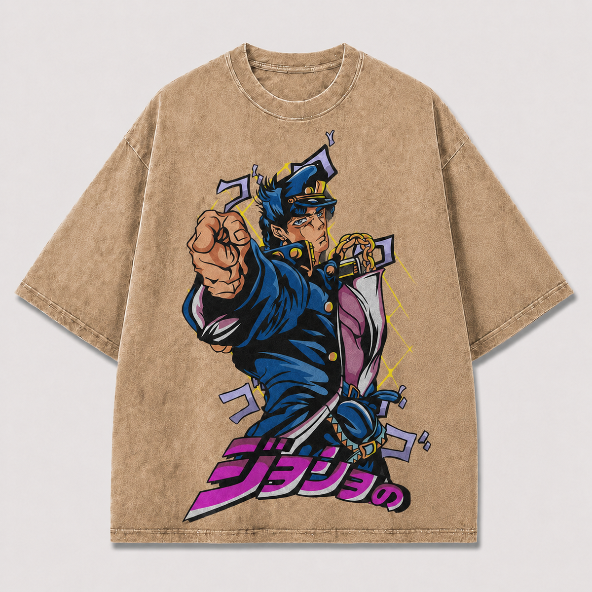 Bold Manga Hero Portrait Tee