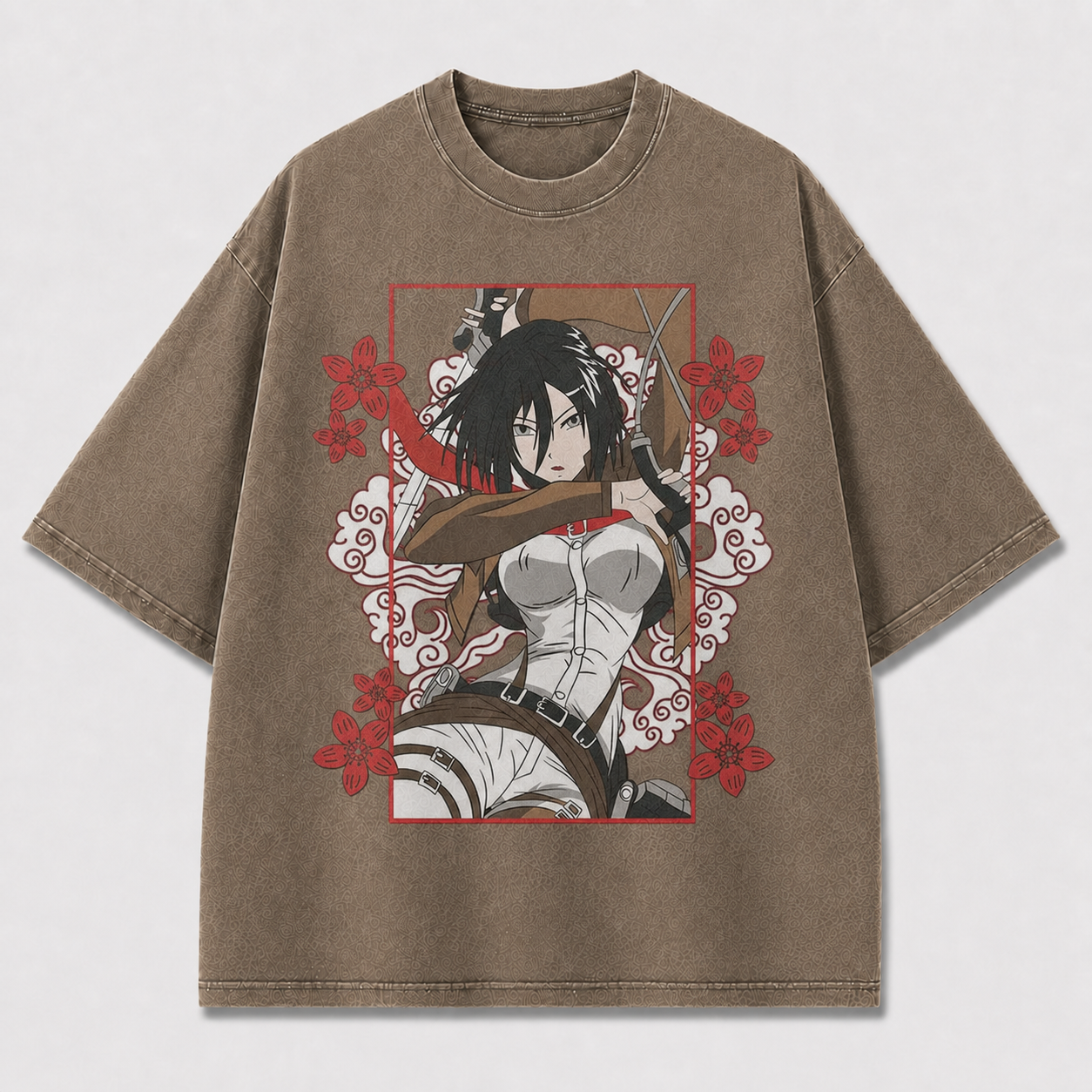 Red Blossom Warrior Graphic Tee
