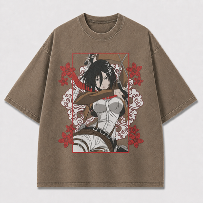 Red Blossom Warrior Graphic Tee
