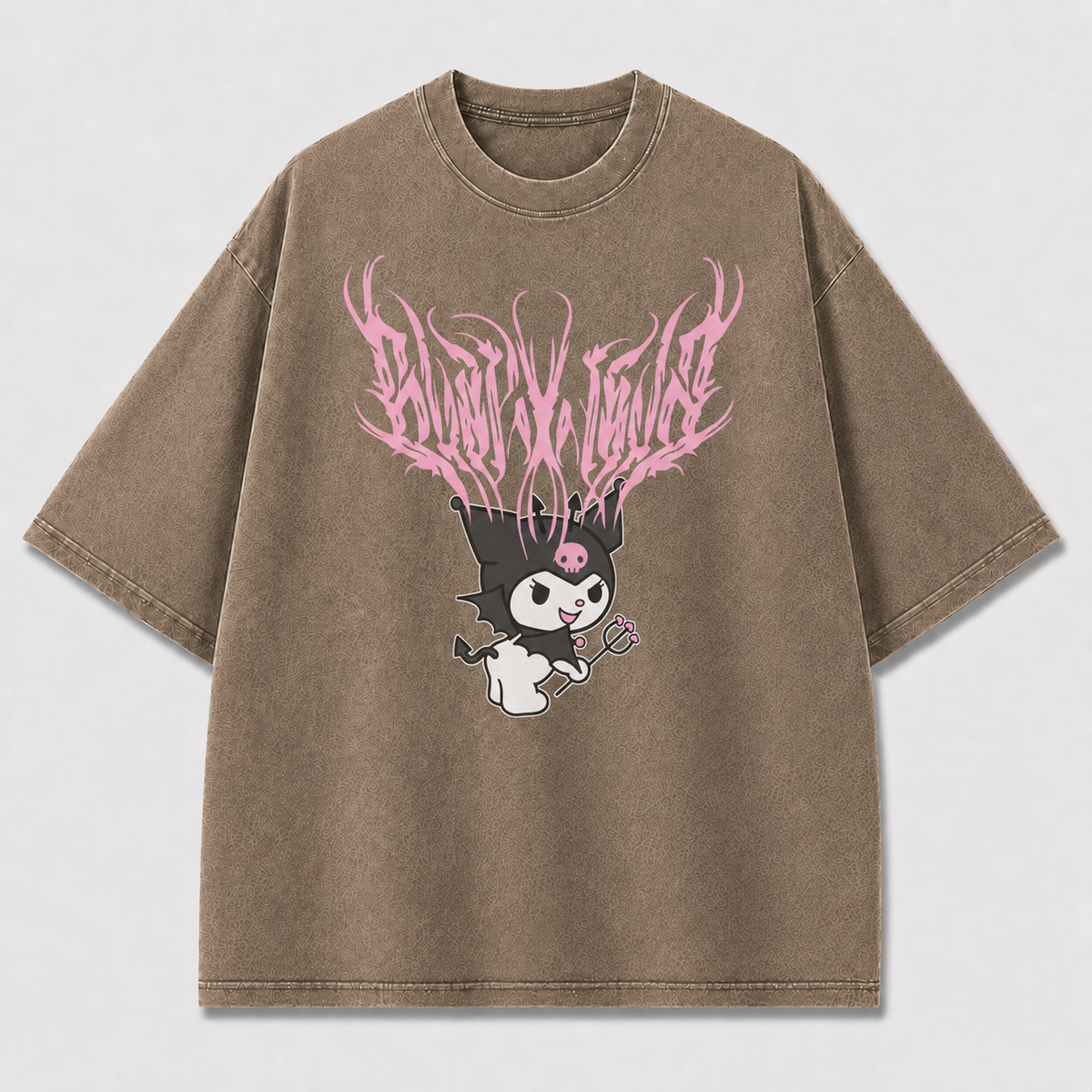Pink Devil Streetwear Graphic Tee