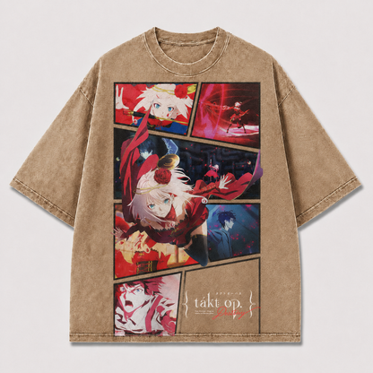 Cinematic Manga Panel Collage Tee