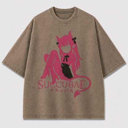Pink Succubus Graphic Tee