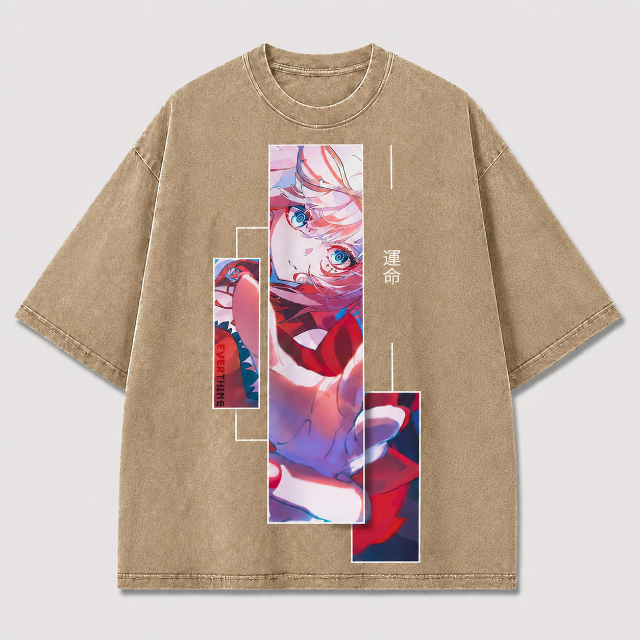 Futuristic Pink-haired Heroine Tee