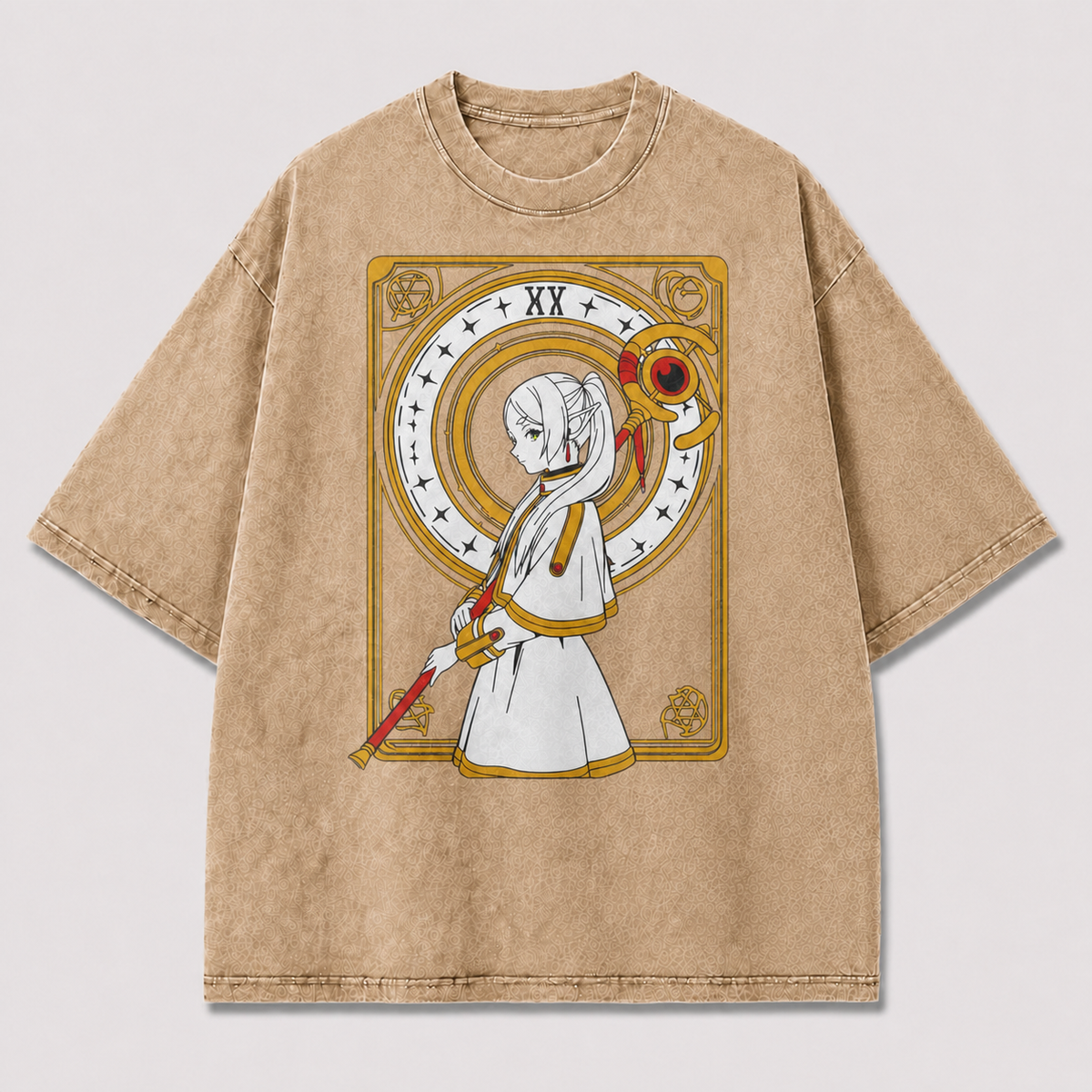 Fantasy Mage Clock Artwork Tee