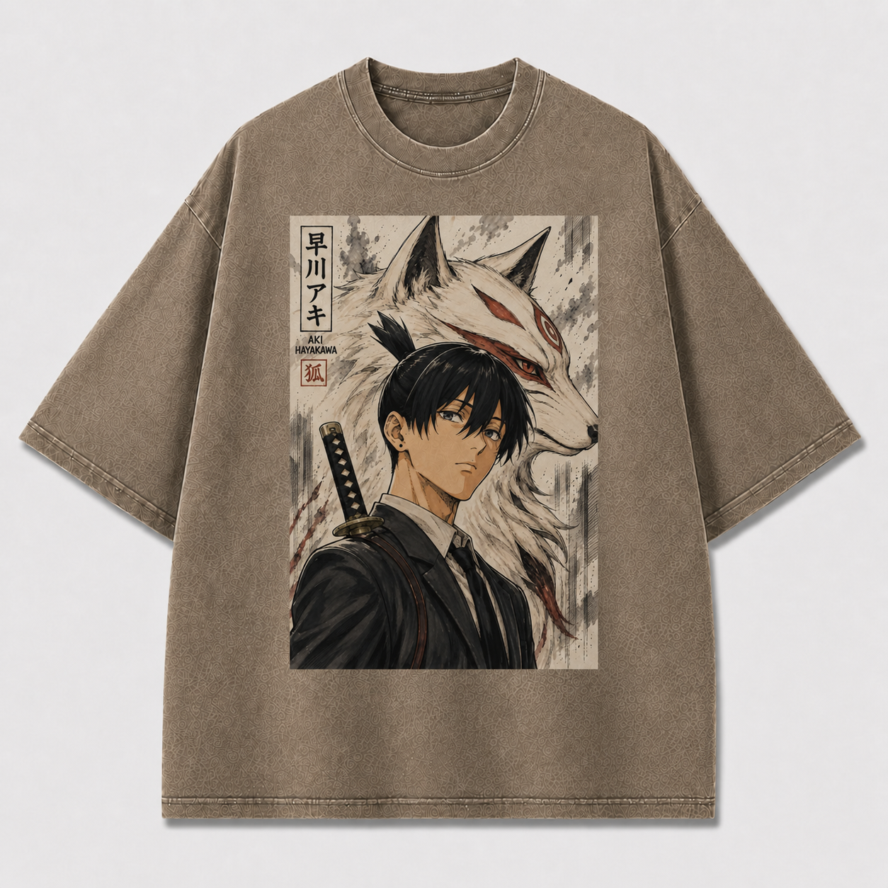 Samurai Fox Spirit Graphic Tee