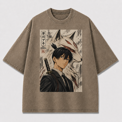 Samurai Fox Spirit Graphic Tee