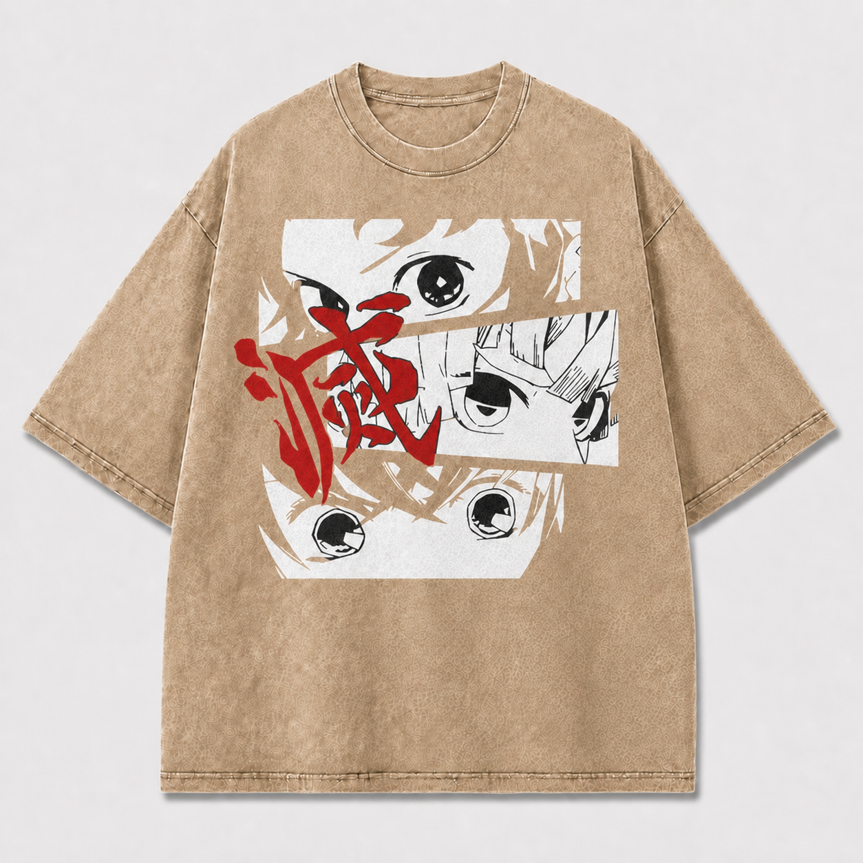 Crimson Eye Panels Graphic Tee