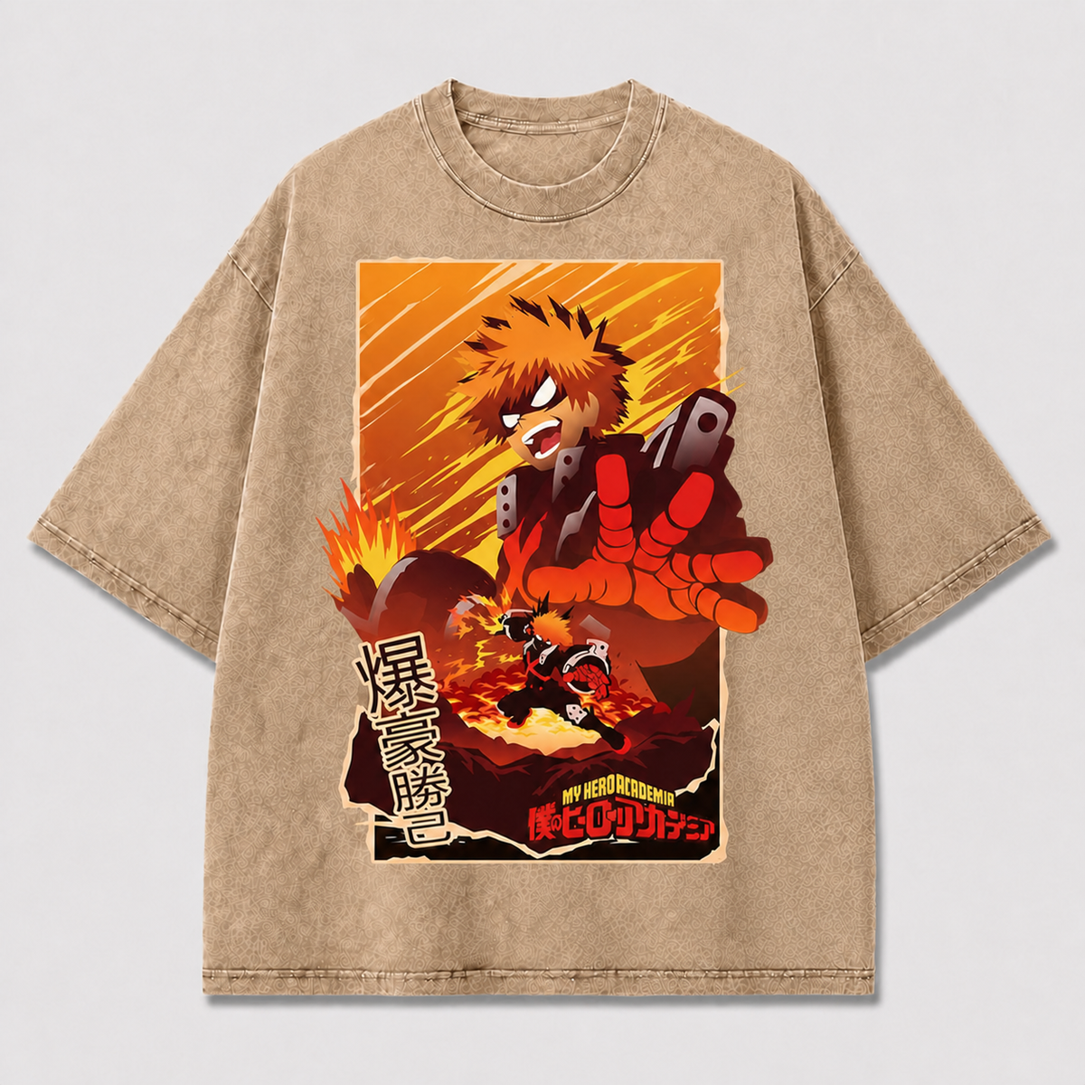 Explosive Orange Hero Graphic Tee
