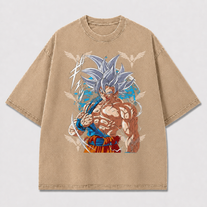 Silver Battle Warrior Graphic Tee
