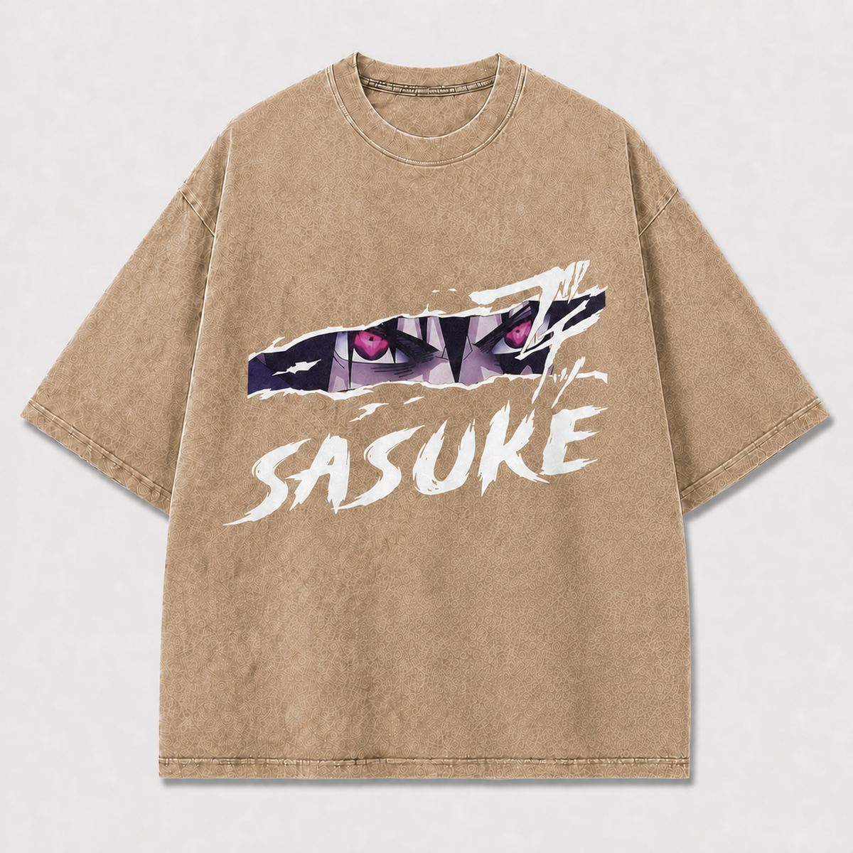 Purple Torn Eyes Graphic Tee