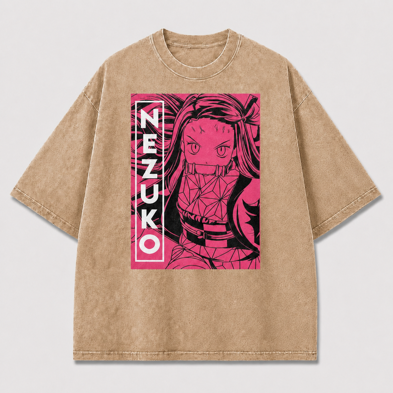 Pink Manga Heroine Portrait Tee
