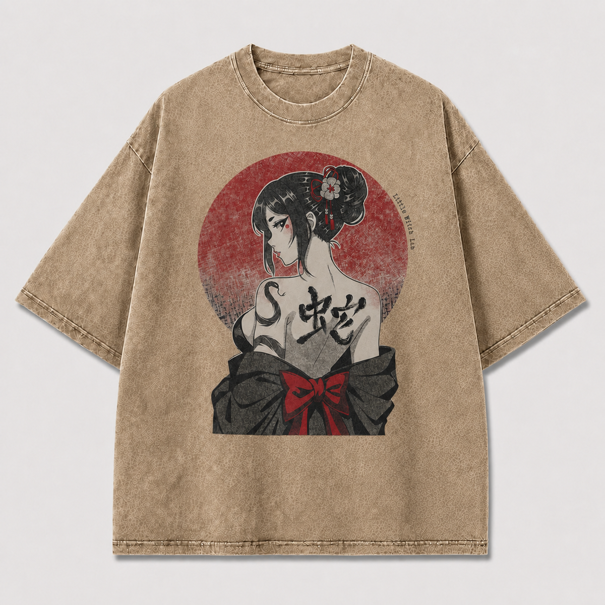 Moonlit Serpent Graphic Tee