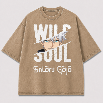 Wild Soul Typography Portrait Tee